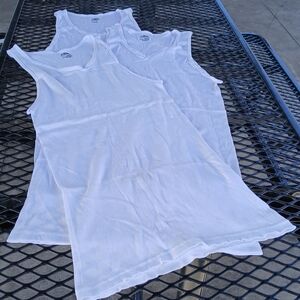 3 New PRO CLUB MEN'S A-shirts White Tank Top Undershirts Size 4X